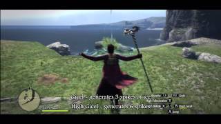 Dragons Dogma  All Mage and Sorcerer Magic and Spells skills demonstration [upl. by Vina361]