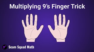 Multiplying 9s Finger Trick [upl. by Aleetha924]