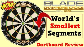 WINMAU Champions Choice Blade DUAL CORE Dartboard Review [upl. by Lebasy]