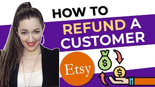 How to Issue a Refund on Etsy Step by Step Showing Both Full amp Partial [upl. by Laughton52]