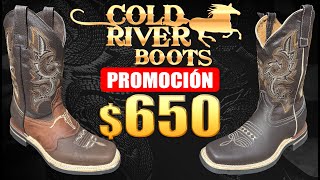 Fabricante de botas vaqueras en Leon Guanajuato promoción Noviembre y Diciembre del 2024 COLD RIVER [upl. by Ahsekal]