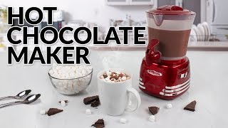 HCM700RETRORED  Retro 32Ounce Hot Chocolate Maker amp Dispenser [upl. by Naleag]