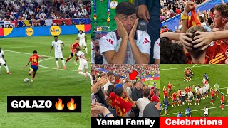 Spain Fans Reactions to Lamine Yamal Wonder Goal vs France [upl. by Petr]