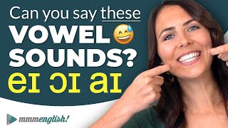 Pronunciation Practice 👄 Difficult Vowel Sounds DIPHTHONGS [upl. by Hazmah]