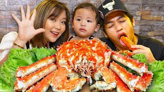 KING CRAB Mukbang  Carlyn Ocampo [upl. by Aidni186]