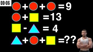 Test di Intelligenza Matematica  Brain Training per Aumentare il QI 2 [upl. by Sirrad115]