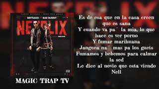 Netflix Letra BadBunny X Brytiago YouTube [upl. by Myrvyn]