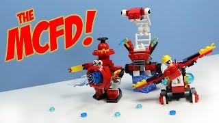 LEGO Mixels Series 8 MCFD Splasho Aquad amp Hydro Max Opening Review [upl. by Ahsikel]