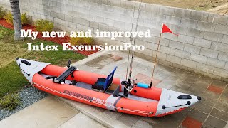 Intex Excursion Pro Kayak Customized [upl. by Nnahaid]