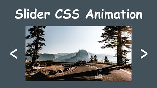 Slider Animation  HTML CSS [upl. by Tallia466]