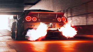 Flame Spitting R35 GTR in 4K [upl. by Ailimaj341]