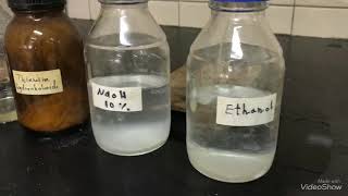 Phenytoin Synthesis step1 Benzoin condensation [upl. by Hestia953]