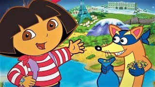 Dora The Explorer World Adventure 2006 PC  Videogame Longplay [upl. by Adnamal]