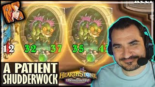 A PATIENT SHUDDERWOCK IS INSANE  Hearthstone Battlegrounds [upl. by Evita466]