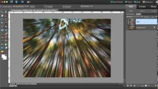 Creating a Zoom Blur Effect in Photoshop [upl. by Atoked]