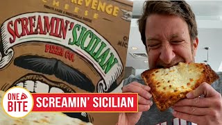 Barstool Pizza Review  Screamin Sicilian Frozen Pizza [upl. by Eiblehs94]