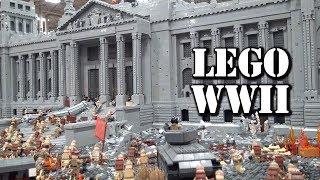 Huge LEGO WWII Battle of Berlin Reichstag Attack [upl. by Ater235]