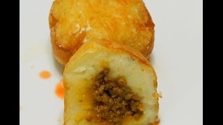 Rellenos de Papa or Stuffed Potato Balls [upl. by Lucrece576]