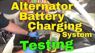 Car Alternator Battery and Charging System Testing ToyotaLexus [upl. by Amabelle]