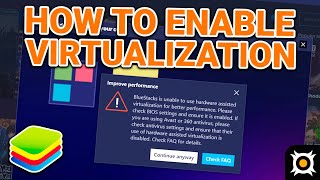 How To Enable Virtualization For Bluestacks  Guide [upl. by Chico347]