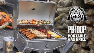 PB100P Portable Gas Grills  Pit Boss Grills [upl. by Gilman]