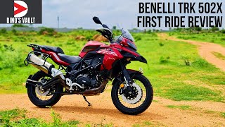 Benelli TRK 502X Top Speed First Ride Review Unscripted Honest MotoVlog [upl. by Yraccaz]