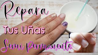 Como Recuperar UÑAS después del Semi Permanente [upl. by Bubalo]