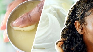 DIY Natural Hair Products  POMADE amp HAIR BUTTER [upl. by Yesnyl480]