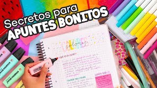 Cómo hacer APUNTES BONITOS y FÁCILES ✄ Craftingeek [upl. by Charley]