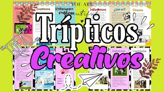 Trípticos CreativosWORD💡🐮¡Sin medidas [upl. by Niuq200]