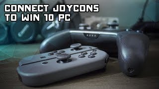 Tutorial Connecting Nintendo Joycons amp Pro controller over PC Bluetooth [upl. by Enelegna]