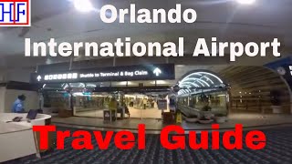 Orlando International Airport MCO – Arrivals and Ground Transportation Info  Travel Guide  Ep1 [upl. by Ralina968]