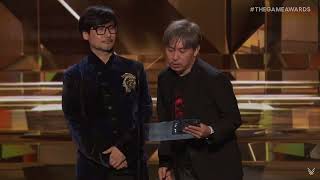 Hideo Kojima farts at The Game Awards [upl. by Esiuolyram379]