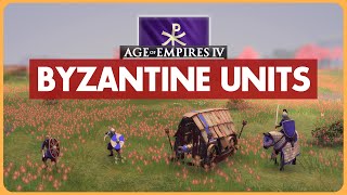 All NEW Byzantine Units in AoE4 [upl. by Raff124]