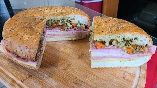 New Orleans Muffuletta Central Grocery Version [upl. by Ymled]