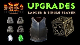 How to Upgrade Exceptional Unique Armor amp Weapons in Diablo 2 amp D2 ResurrectedNOW ON LADDER in D2R [upl. by Giorgia]