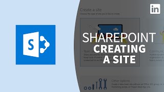 SharePoint Tutorial  CREATING A SITE from scratch [upl. by Auhoj774]