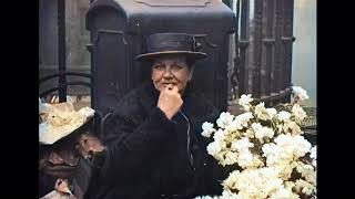 A Day in Old London in 1920 in colour AI enhanced HD [upl. by Ecyar426]