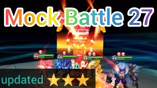 Mock Battle 27  Summoners War [upl. by Schick]