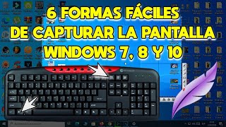 💻 Cómo Hacer CAPTURA DE PANTALLA en PC  6 Formas para Hacer SCREENSHOT en PC  Windows 7 8 y 10 ✅ [upl. by Denzil724]