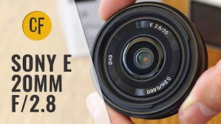 Sony 20mm f28 lens review with samples [upl. by Blancha]