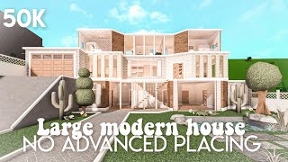 50k No advanced placing large modern house  Bloxburg build [upl. by Litha]