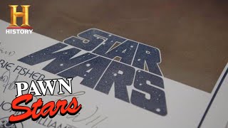 Pawn Stars ULTRA RARE STAR WARS COLLECTION Season 17  History [upl. by Zoarah]