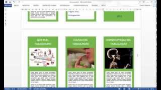 CÓMO HACER UN TRÍPTICO EN WORD [upl. by Dublin]