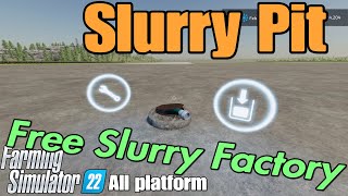 Slurry Pit  FS22 mod for all platforms [upl. by Esiralc949]