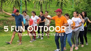 FUN OUTDOOR TEAM BUILDING ACTIVITIES  Youth Group Outdoor Party Games [upl. by Canon]