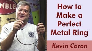 How to Make a Perfect Metal Ring  Kevin Caron [upl. by Dnomaid]