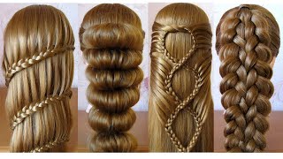 Most Beautiful Hairstyles for girls ♥️ Easy Hairstyles ♥️ Coiffures simples et belles [upl. by Krusche]