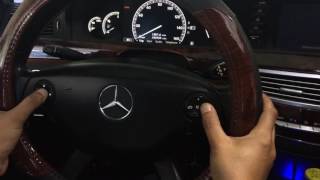 HOW TO RESET SERVICE LIGHT ON MERCEDES S550 W221 [upl. by Hareemas]