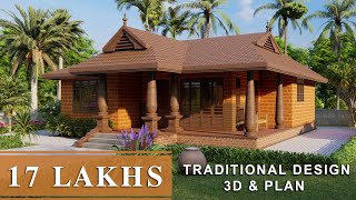 17 LAKHS  KERALA STYLE TRADITIONAL HOME [upl. by Acinaj]